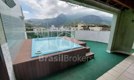 Cobertura à venda com 179,00m² e 3 quartos em Jacarepaguá, Rio de Janeiro - rj