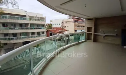 Exclusividade e sofisticação apartamento de 3 quartos sendo 1 suite no recreio