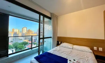 Apartamento Mobiliado com Vista Mar e Infraestrutura Completa!