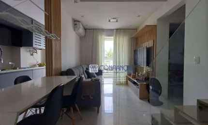 Cobertura com 3 dormitórios à venda, 125 m² por R$ 750.000,00 - Campo Grande - Rio de Janeiro/RJ
