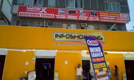 Excelente ponto comercial na infoshopping em campo grande