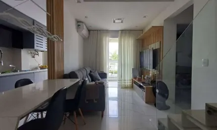 Cobertura com 3 dormitórios à venda, 125 m² por r$ 750.000,00 - campo grande - rio de janeiro/rj
