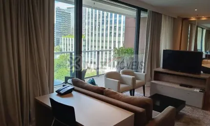 Apartamento com 1 quarto para alugar na Rua Elvira Ferraz, 250, Vila Olímpia, São Paulo, 65 m2 por R$ 9.400