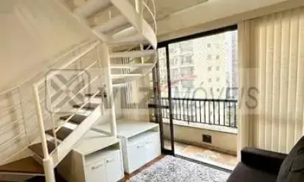 Apartamento com 1 quarto para alugar na rua guarará, 435, jardim paulista, são paulo, 45 m2 por r$ 3.600