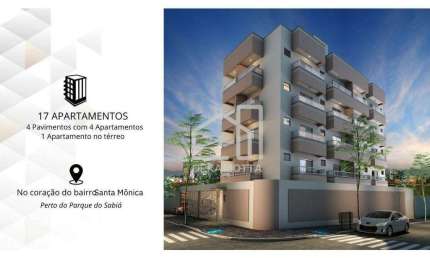 Apartamento com 2 dormitórios à venda, 47 m² por R$ 316.544,00 - Santa Mônica - Uberlândia/MG