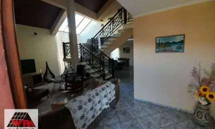 Casa para aluguel, 4 quartos, 1 suíte, 4 vagas, residencial praia dos namorados - americana/sp