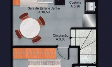 Casa com 1 quarto à venda na Rua Tupi, 476, Tupi, Praia Grande