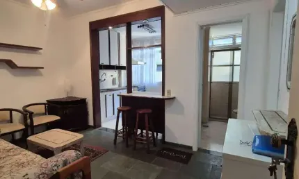 Apartamento para Venda em Santos, Gonzaga, 1 dormitório, 2 vagas