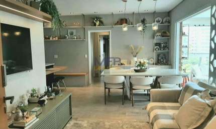 Apartamento para Venda em Santos, Embaré, 3 dormitórios, 3 suítes, 4 banheiros, 2 vagas