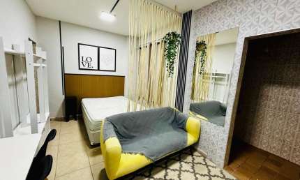 Apartamento para Locação em Santos, Boqueirão, 1 dormitório, 1 banheiro, 1 vaga