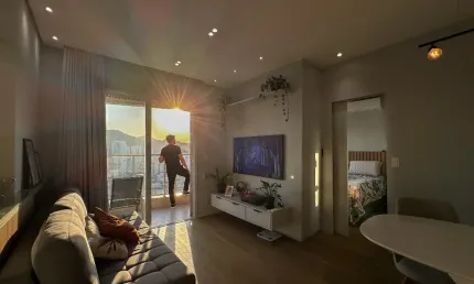 Apartamento Mobiliado 1 Dormitório São Gregório em Santos
