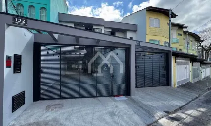 Sobrado vila alzira santo andré, 155m², 3 suítes, espaço gourmet, 3 vagas