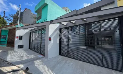 Sobrado vila alzira santo andré, 155m², 3 suítes, espaço gourmet, 3 vagas