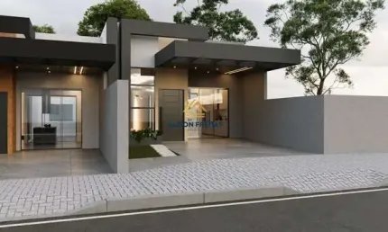 Casa alto padrão com 3 quartos próximo ao centro de Ibiporã