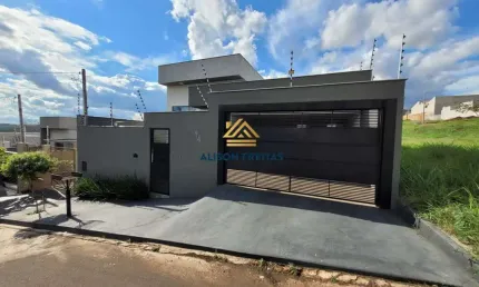Casa com 3 quartos sendo uma suíte, com arquitetura moderna, no bairro Delta Ville, Ibiporã/PR