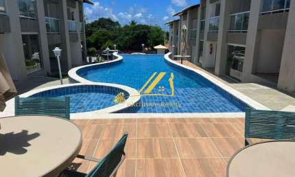Village em IMBASSAÍ com Garden, 65m2, 2 suítes, Cozinha americana. 2 vagas de garagem. Condomínio com piscina e churrasqueira! Novo, ótima localização