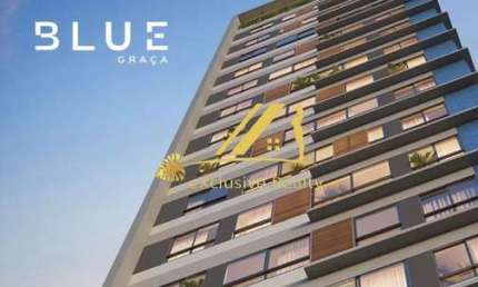 Blue Graça, apartamento 2 suítes de alto padrão. Lançamento, no melhor local da Graça! Rooftop com toda infraestrutura de lazer! Conheça o decorado!