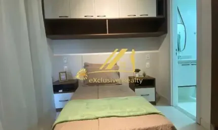 Unique Live: STUDIO - 20,40m2, finamente decorado e mobiliado no Caminho das Árvores. Último andar. Vista maravilhosa para a cidade de Salvador!