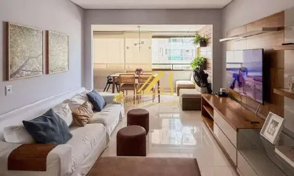 Apartamento 3 suítes, lavabo, dependência completa no Horto Florestal. Andar super alto. 129 m2. 2 vagas + depósito.  Mansão Frida Kahlo. Infra total