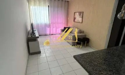 Aluguel de quarto e sala amplo, 50m2, todo mobiliado e reformado em ondina! 1 vaga de garagem coberta. prédio com piscina, salão de festas, portaria