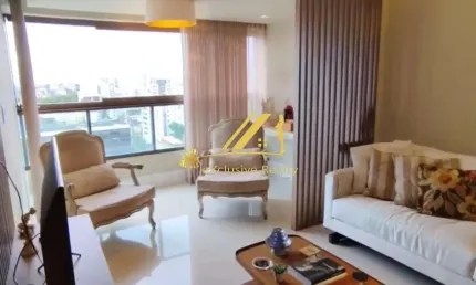 Apartamento lindo na graça! serra imperial da graça: 3 quartos, 1 suíte, lavabo, 2 varandas e dependência completa. 102,25m2. andar alto, ventilado.