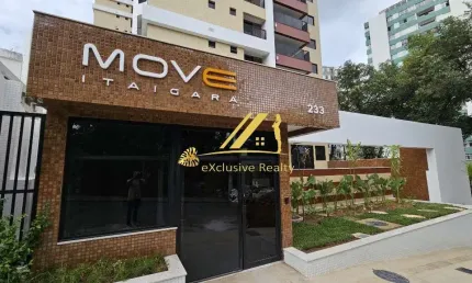 Move Itaigara - Apartamento de 2 quartos com suíte, lavabo e varanda no melhor do Itaigara! a 300m do Shopping Itaigara. Ótima infraestrutura de lazer