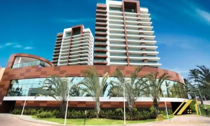 OPORTUNIDADE: Condomínio D'azur, Apartamento 4 suítes, andar alto, com vista espetacular para o mar. 242,09m2. Na Orla de Jaguaribe. Luxo total.