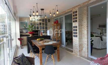 Apartamento com 3 quartos para alugar na Caminho das Tartarugas, 60, Parque Enseada, Guarujá, 158 m2 por R$ 7.400