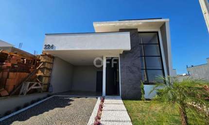 Casa em condomínio fechado com 3 quartos à venda na Avenida Luiz Greco, 225, São Bento, Paulínia, 133 m2 por R$ 990.000