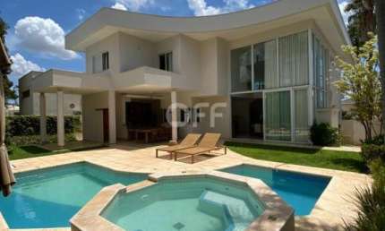 Casa em condomínio fechado com 4 quartos à venda na Avenida Alphaville, 8, Alphaville Dom Pedro, Campinas, 481 m2 por R$ 3.900.000