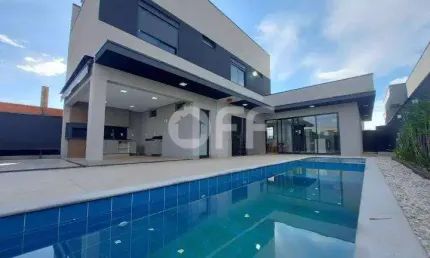 Casa em condomínio fechado com 3 quartos à venda na rua sebastião cardoso, 548, parque brasil 500, paulínia, 210 m2 por r$ 1.700.000