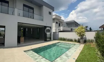 Casa em condomínio fechado com 4 quartos à venda na Estrada Municipal Adelina Segantini Cerqueira Leite, s/n, Loteamento Alphaville Campinas, Campinas, 340 m2 por R$ 3.400.000