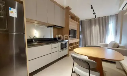 Apartamento com 1 quarto para alugar na Rua Maria Monteiro, 536, Cambuí, Campinas, 42 m2 por R$ 5.500