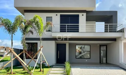 Casa em condomínio fechado com 3 quartos para alugar na Rua Sebastião Cardoso, 548, Parque Brasil 500, Paulínia, 245 m2 por R$ 12.000