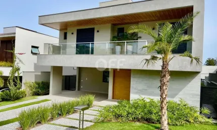 Casa em condomínio fechado com 4 quartos à venda na Rua das Palmas, 01, Alphaville Dom Pedro, Campinas, 388 m2 por R$ 4.650.000
