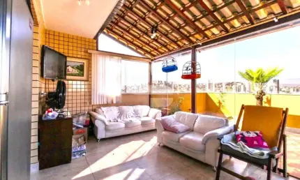 Cobertura com 3 quartos à venda na Pedrogão Pequeno, 01, Paquetá, Belo Horizonte por R$ 950.000