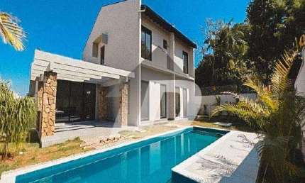 Casa em condomínio fechado com 5 quartos à venda na rua josé decourt homem de mello, residencial estância eudóxia (barão geraldo), campinas, 307 m2 por r$ 3.495.000