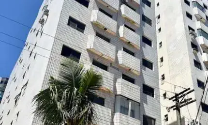 Apartamento com vista mar , 2 quartos , 54m , aviação - praia grande