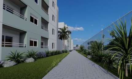 Apartamento em Suzano com 2 quartos, sacada, 1 vaga