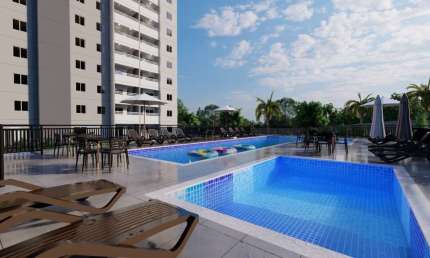 Apartamento 2 dormitórios , 1 vaga , com sacada , 48m, em Poá