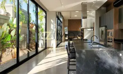Casa térrea para venda e locação no Alphaville , Ribeirão Preto – 4 suítes, piscina aquecida e vara