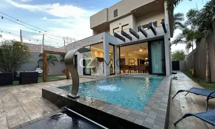 Casa com 4 dormitórios à venda, 347 m² por r$ 3.150.000,00 - alphaville - ribeirão preto/sp