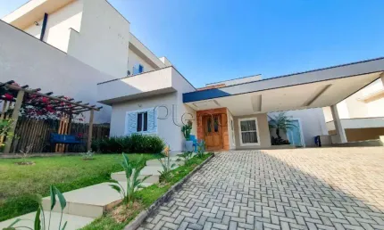 Casa à venda em Valinhos, Chácaras Silvania, com 3 suítes, com 220 m², Porto Seguro Village