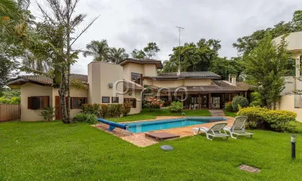 Sobrado à venda e para alugar em Campinas, Jardim Atibaia (Sousas), com 4 suítes, com 420 m²
