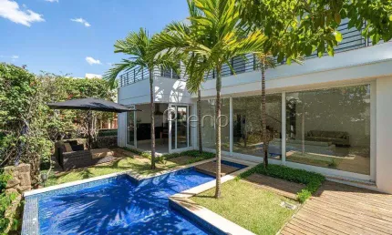 Casa à venda com 4 suítes no alphaville dom pedro, em campinas