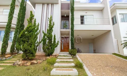 Sobrado à venda em campinas, swiss park, com 4 quartos, com 333 m², condomínio swiss park
