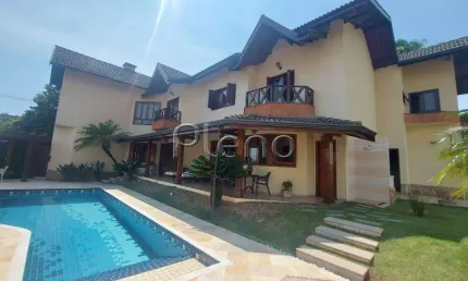 Sobrado à venda em Valinhos, Sítio Recreio dos Cafezais, 4 quartos, 398 m²