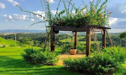 Terreno à venda em vinhedo, monte alegre, com 973 m², residencial campo de toscana