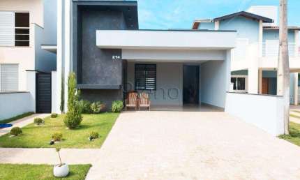 Casa à venda com 3 suítes no Residencial Terras do Fontánario, Paulínia.
