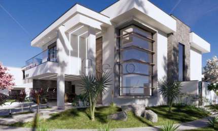 Casa à venda com 3 suítes no Residencial Terras do Fontánario, Paulínia.
